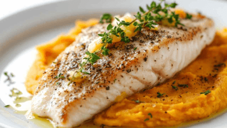 Filet de Lotte au Beurre Citronné