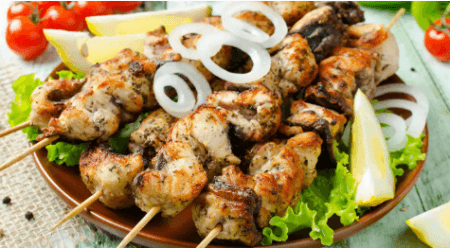 Brochette de Lotte & Poisson du Jour