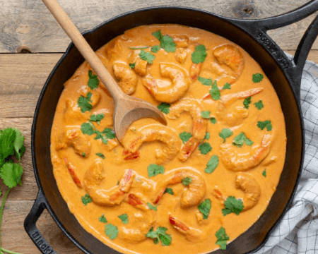 Crevette au Curry Doux