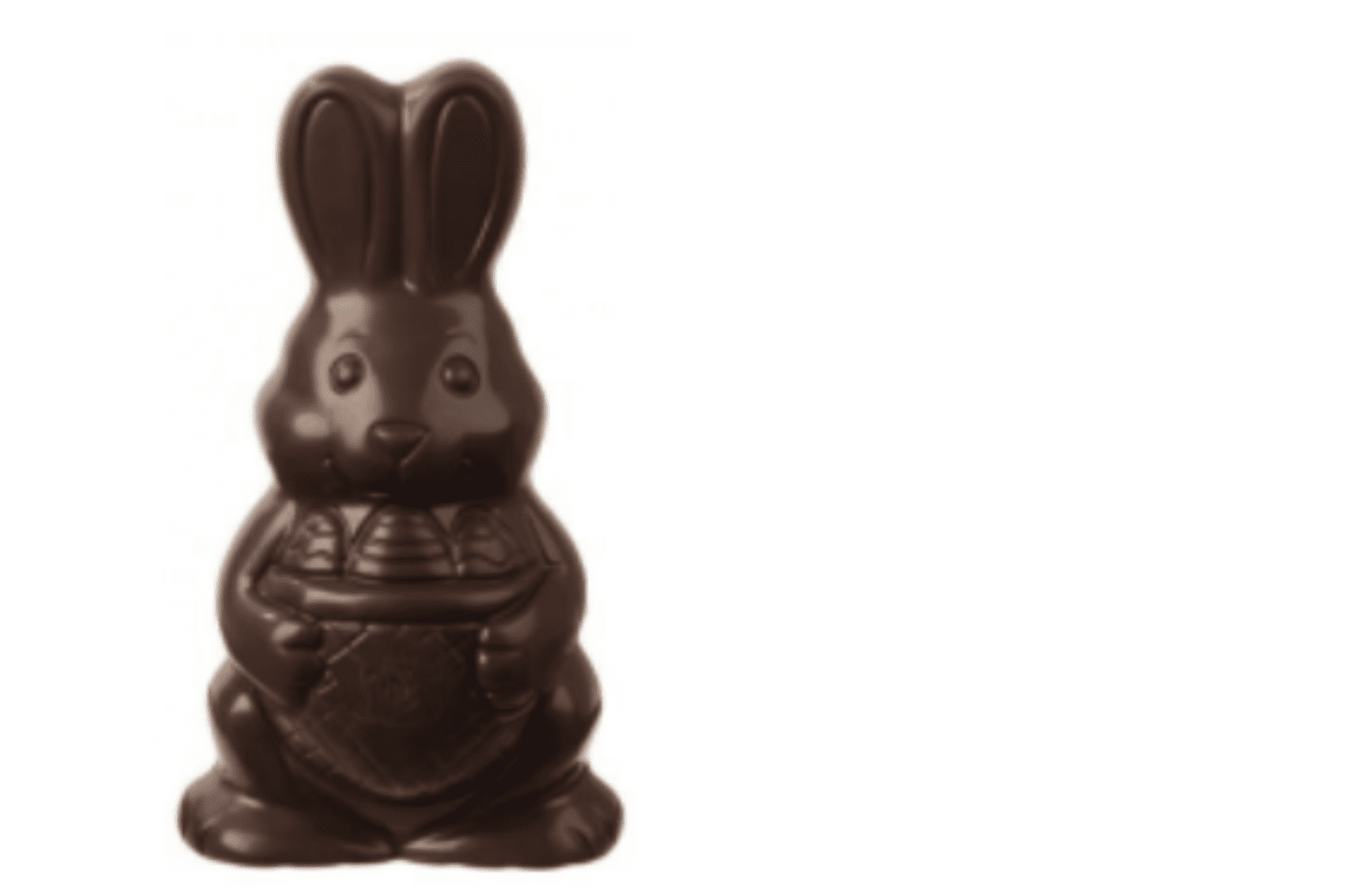 Sujet Lapin Debout Lait 100gr