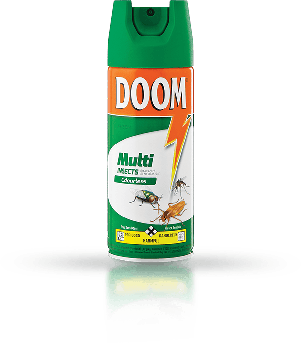 Doom Odourless Insecticide Spray 450ml