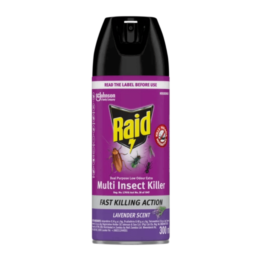 Raid Lavender Scent Multi Insect Killer 300ml