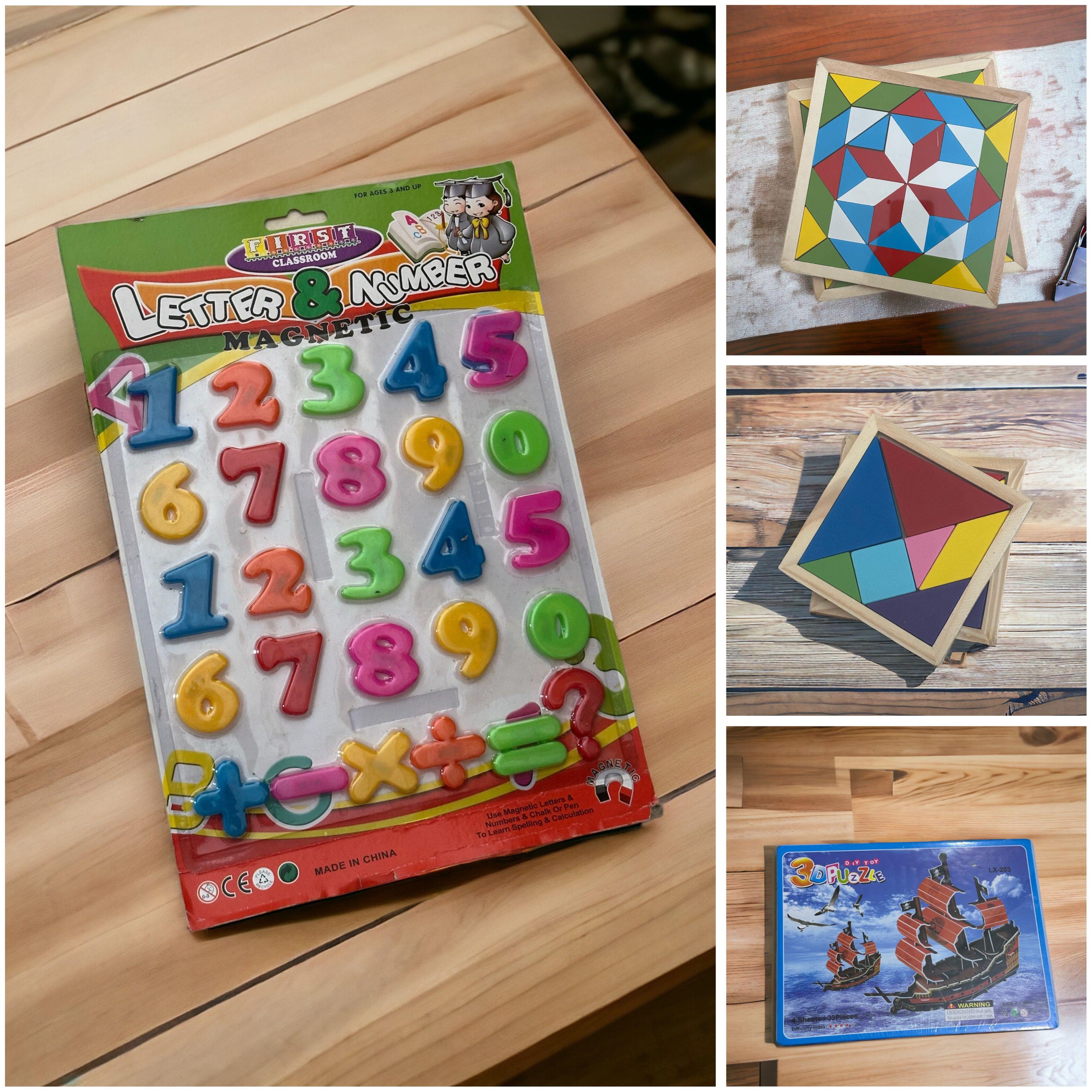 Pack 4 en 1 une sélection de jouets pédagogiques