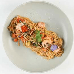 Spaghetti gambas