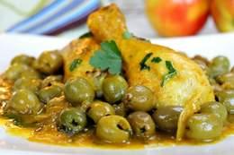 Plat Poulet Avec Olives