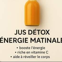 DETOX ORANGE : ENERGIE MATINALE
