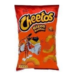 Chips soufflées apéritif saveur fromage Rizos Rolitos 100g - CHEETOS