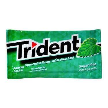 Chewing Gums Sans Sucre Menthe Verte 8g - Trident