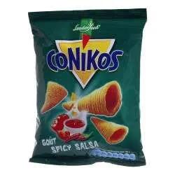 Snack cônes à la sauce piquante Conikos 30g - LEADER FOOD