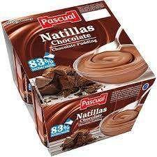 Yaourt Pascual Natillas CHOCOLAT  Pack De 4 Unités