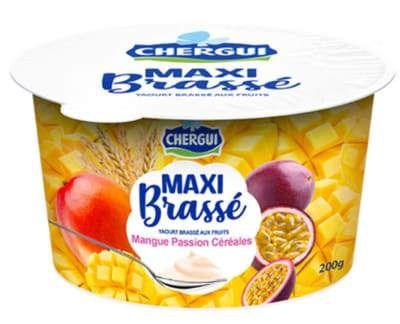 Yaourt Maxi Brassé Aux Fruits - Mangue, Passion Et Céréales Chergui