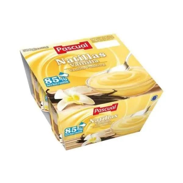 Yaourt Pascual Natillas Vanille Pack De 4 Unités