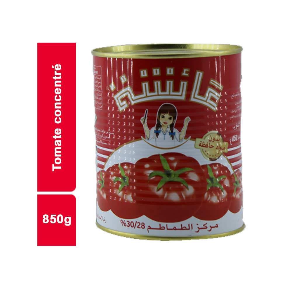 Tomate Concentrée Aicha Boite 850 Gr