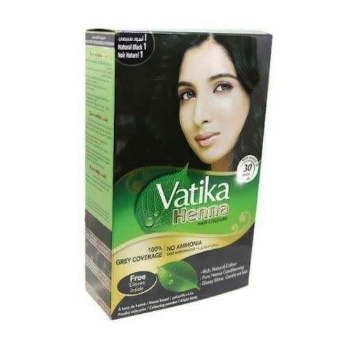 Sachet Dabur Vatika Henna Coloration Sans Ammoniaque Noir Naturel