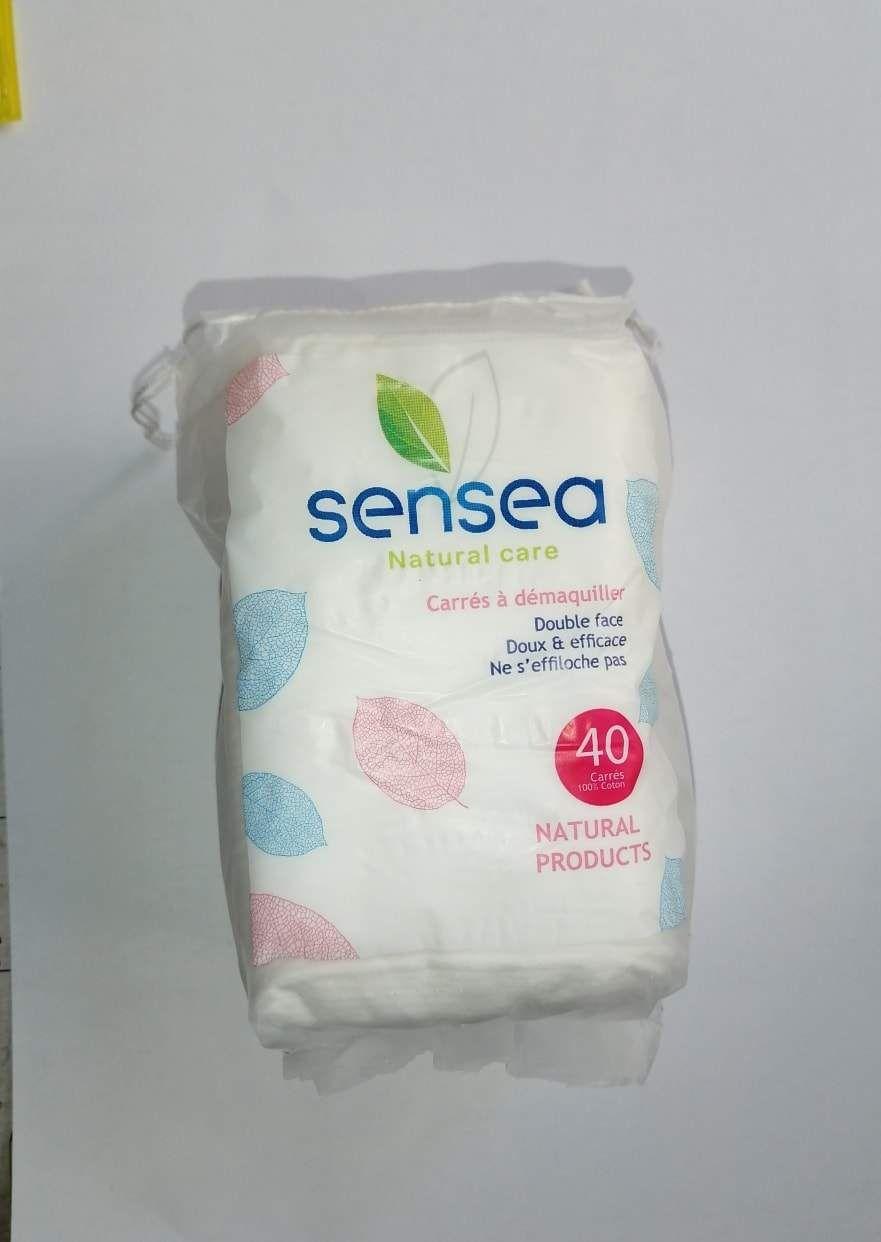 Sensea - Carrés À Démaquiller 100% Coton ( 40 Pcs )