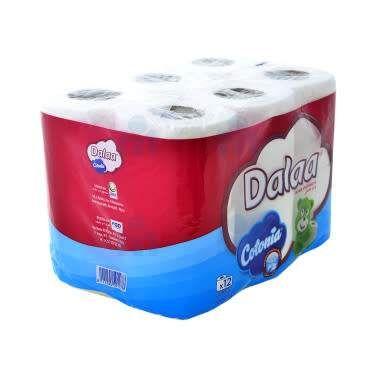 Papier toilette blanc cotonia 2 plis x12pcs - DALAA