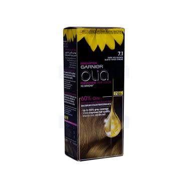 Coloration permanente 7.1 blond foncé cendré Olia - GARNIER