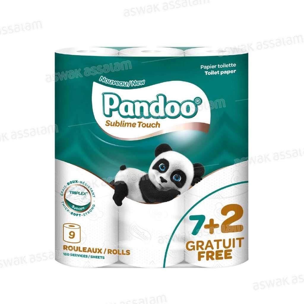 Papier Hygiénique 3 Plis 9 Rouleaux Pandoo