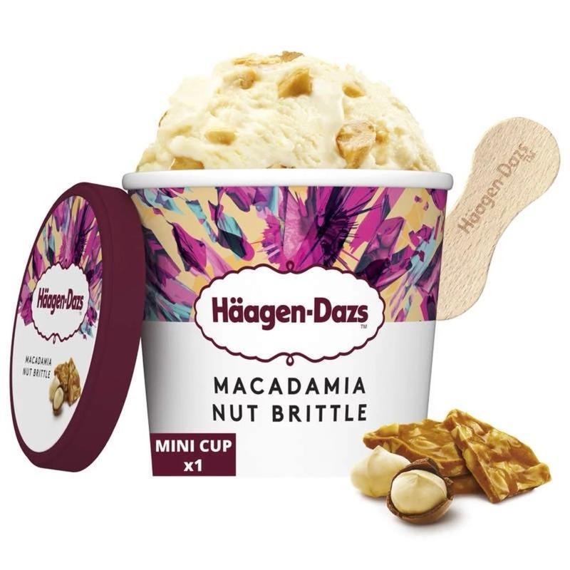 Häagen-Dazs Cup 100 ml - Macadamia Nut Brittle