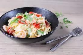 Pasta Saumon Fumé et Crevettes