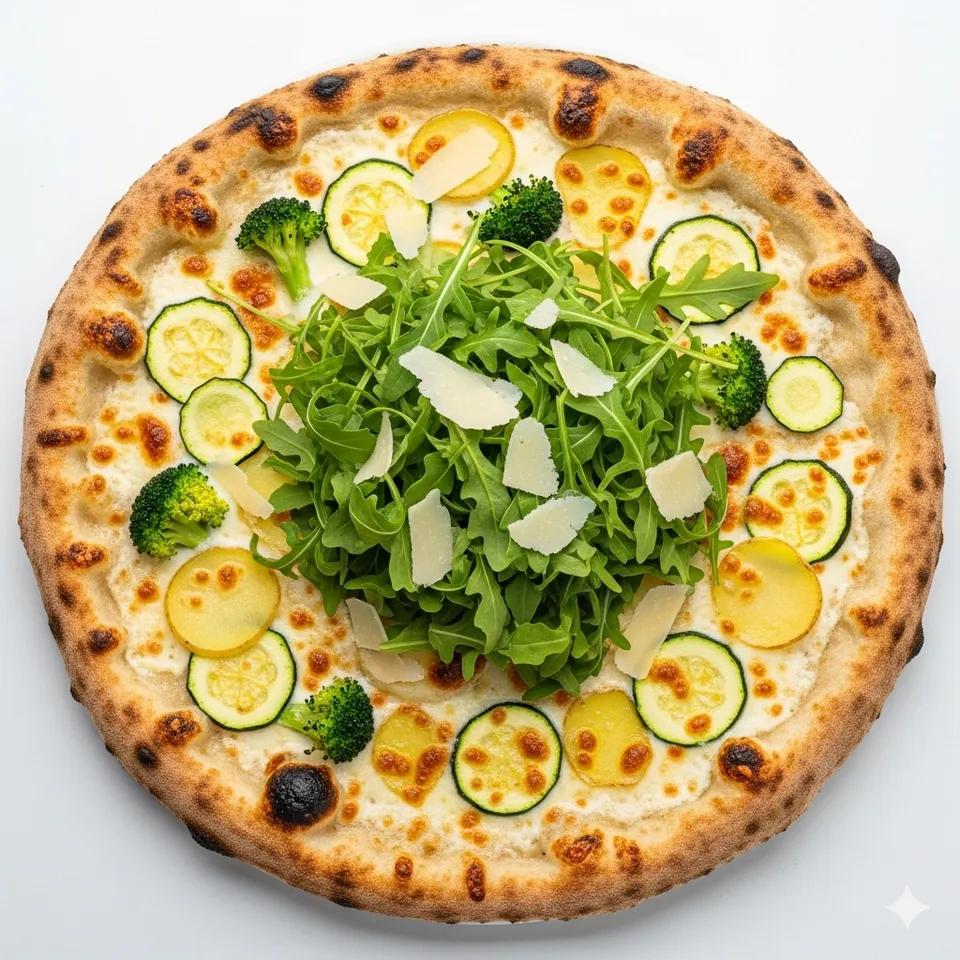 Pizza à la stracciatella