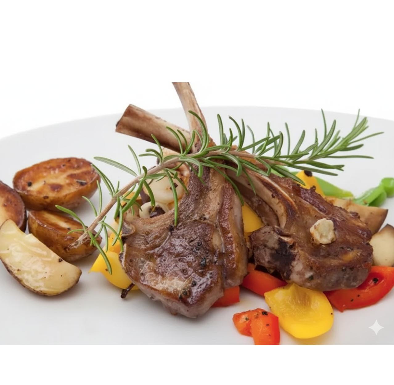 Plat Côtelettes d’agneau grillée