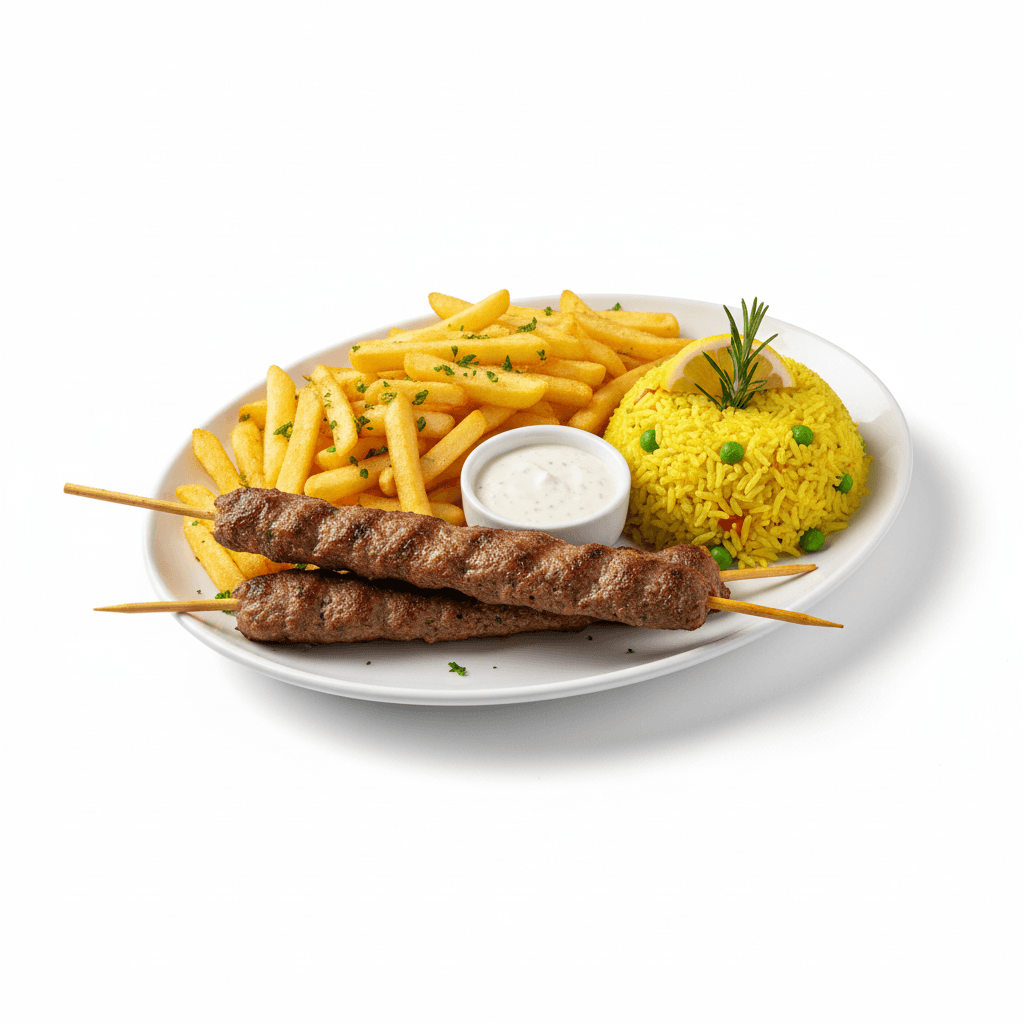 Plat Kebab viande