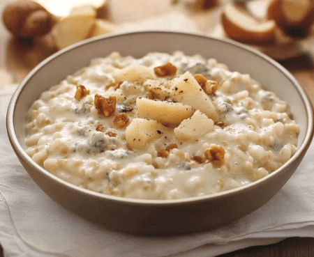 Risotto all prosecco e gorgonzola