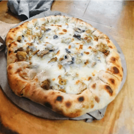 Pizza Chicken Alfredo