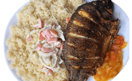 Attiéké Poisson Braisé