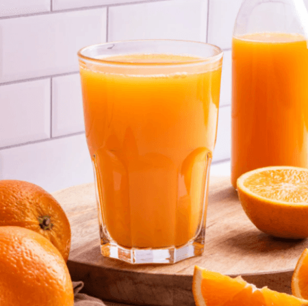 Jus d'orange pressé