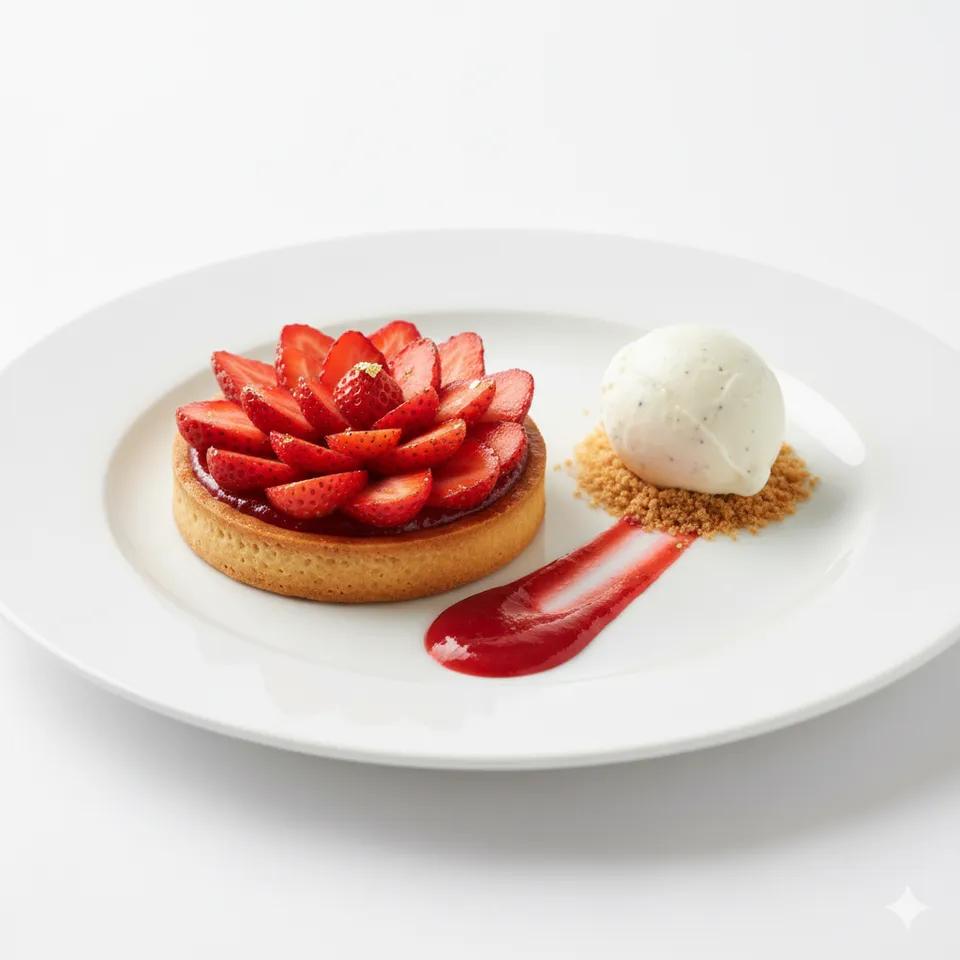 Tartelette à La Fraise