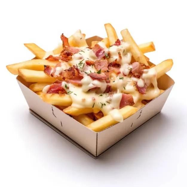 Cheesy Frie Bacon