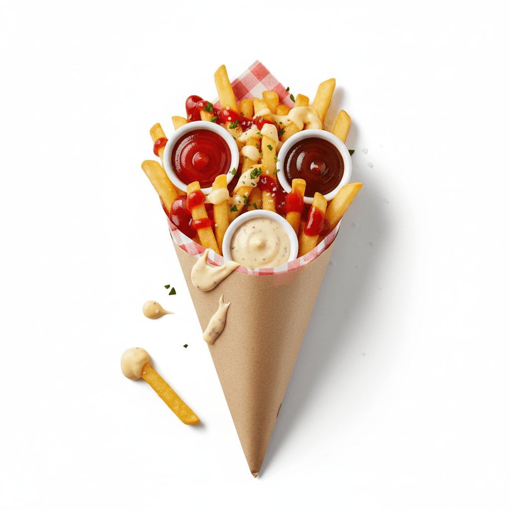 Cornet Frite 2 sauce