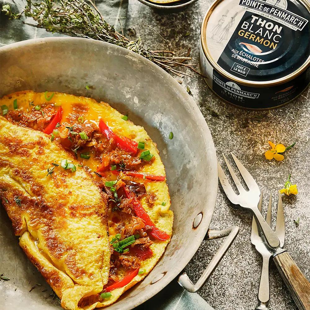 Omelette Thon 3 Fromages