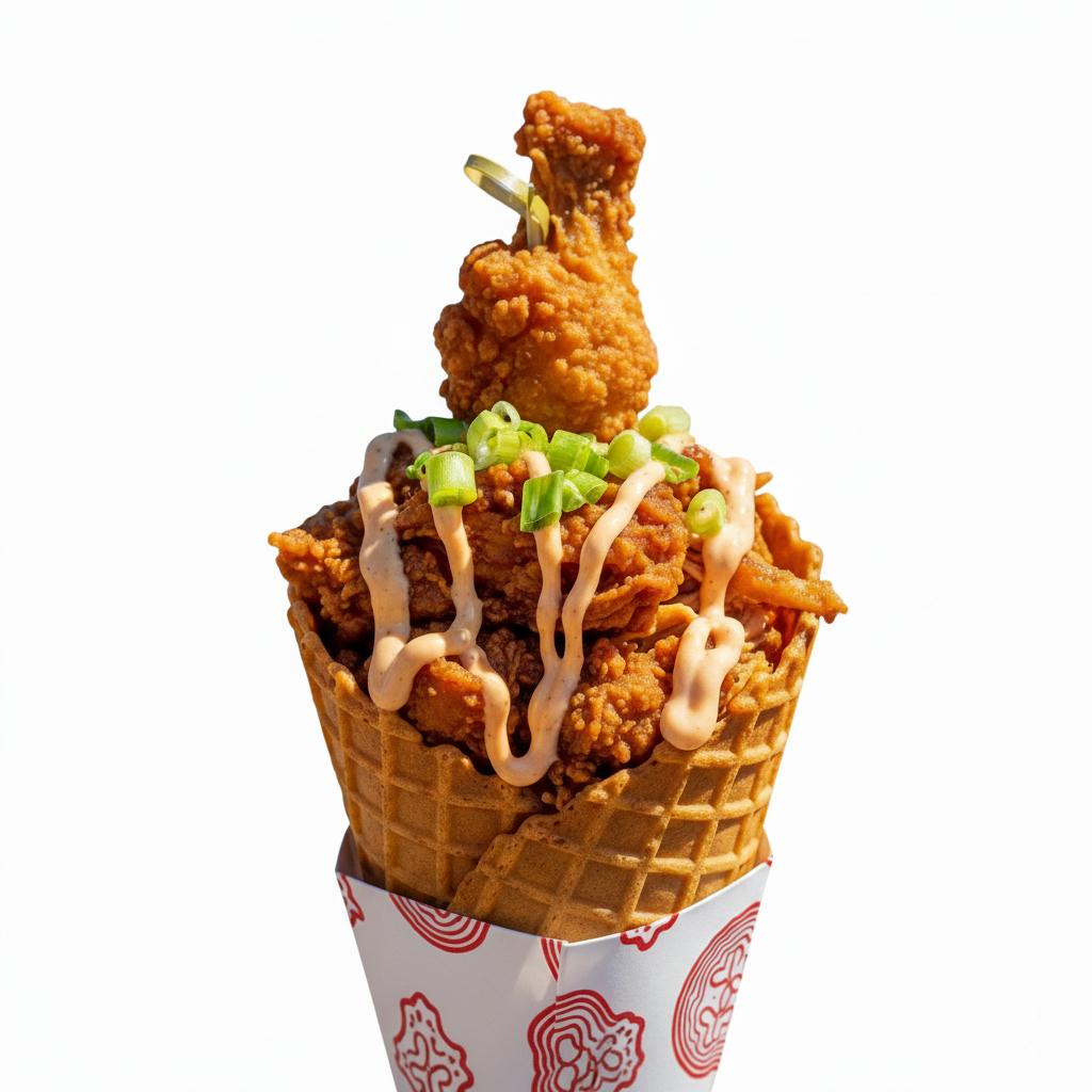 Cornet poulet crispy