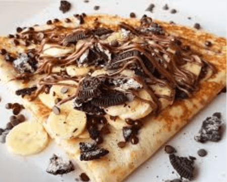 Crêpe Nutella Banane Oréo