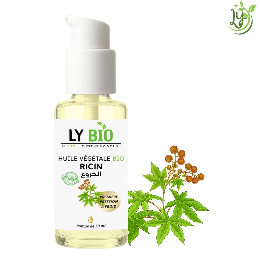Lybio Huile Ricin 50ml - Pompe