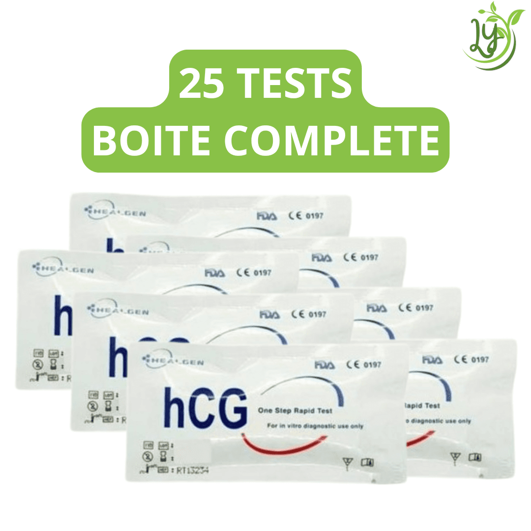 Hcg Test De Grossesse 25 Pcs - Boite Complete