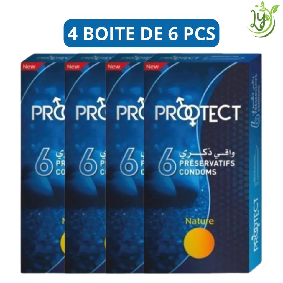 Protect Preservatifs Nature Pack De 4 Boite De 6 (24 Pcs)