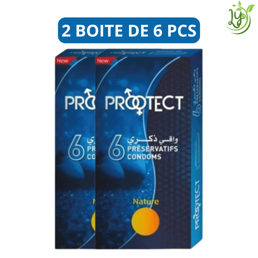 Protect Preservatifs Nature Pack De 2 Boite De 6 (12 Pcs)