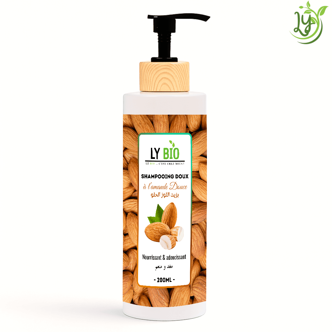 LYBIO SHAMPOOING AMANDE DOUCE 200ML - NOURRISSANT & ADOUCISSANT