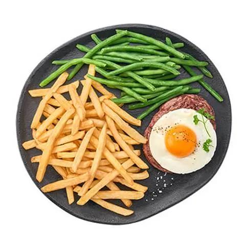 Steak Haché à Cheval