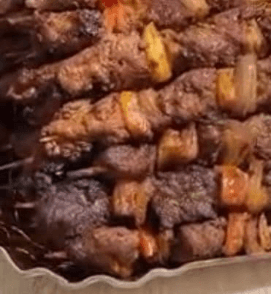 Brochettes de Porc + Frites