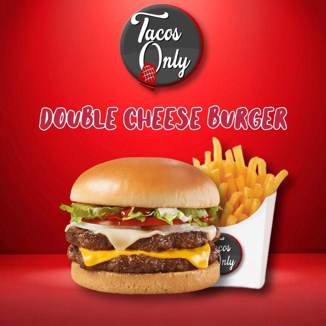 Double cheese burger