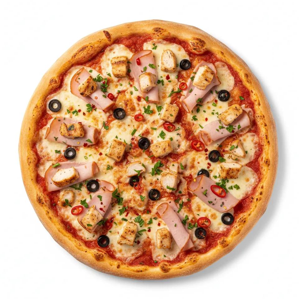 Pizza Poulet Fumé