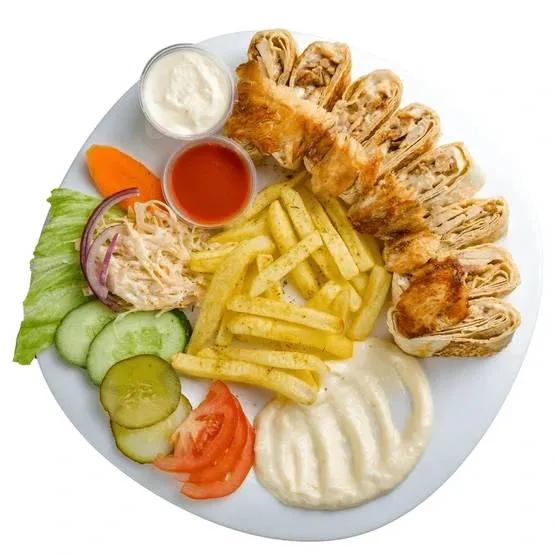 Plat Shawarma Arabe Poulet