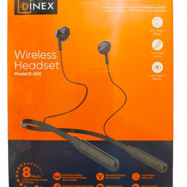 Dinex Écouteurs Sans Fil - Tws 5.0 - D-200 - Support Sur Le Coup