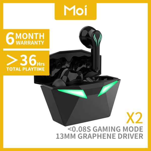 Écouteurs Bluetooth sans fil Moi de haute qualitée pour Android et Apple X2