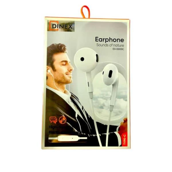 DINEX Écouteurs Stéréo Sounds Of Nature Type-C